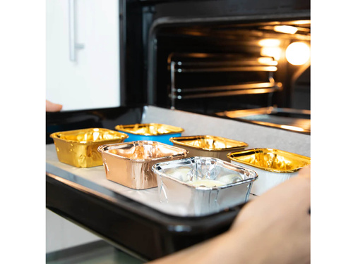 Mini forme de clătite aurii - 10 buc.