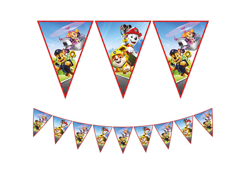 Banner cu steag Psi Patrol - 230 cm - 1 buc.