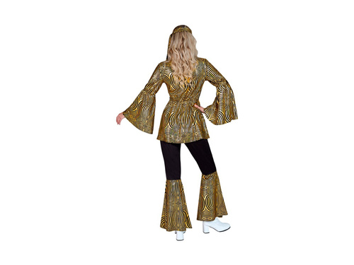Costum disco din anii '70 - valuri aurii