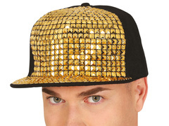 Șapcă de baseball cu nituri aurii - 1 buc.