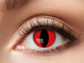 Lentile de contact pentru pisici - roșii - 7 zile