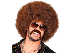 Mustață maro în stilul anilor '70 - 1 buc.