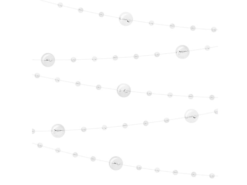 Ghirlandă transparentă cu perle - 650 cm - 1 buc.