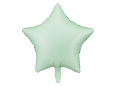 Balon de folie cu stea verde - 48 cm - 1 buc.