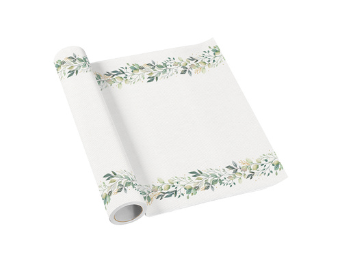 Decor pentru masă – traversă cu frunze – 40 cm x 5 m – 1 bucată.