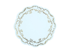 Fețe de masă din foiță de aur - albastru - 35,5 cm - 6 buc.