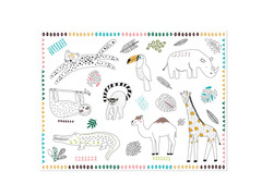 Carte de colorat Zoo - 6 buc.