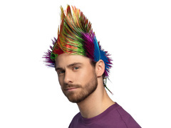 Peruca Punk colorată - 1 buc.