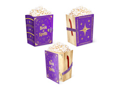 Cutii de popcorn Book of Spells - 9x12.5 cm - 3 buc.