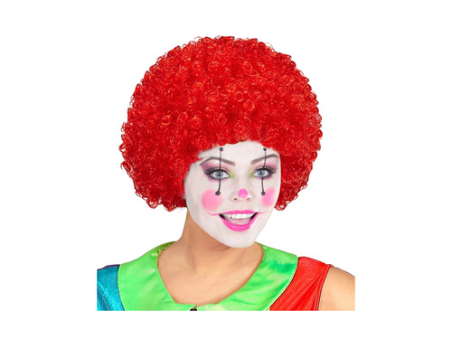 Clovn peruca rosu afro păr