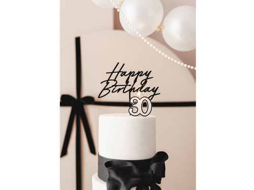 Lumânare aniversare 30 de ani - 5.5 cm - 1 buc.