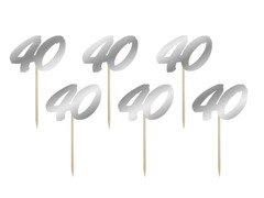 Picuri pentru tort 40 - 6 buc.