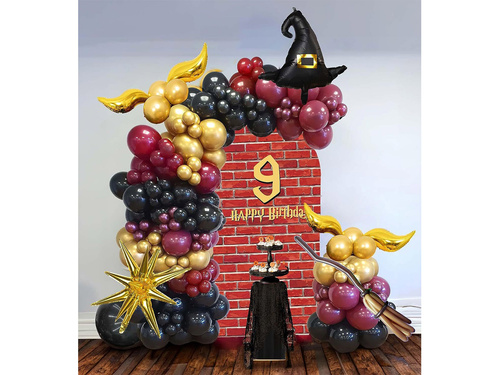 Școala de magie balon ghirlanda balon set - 132 buc.