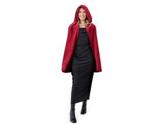 Pelerina cu gluga - burgundy - 80 cm