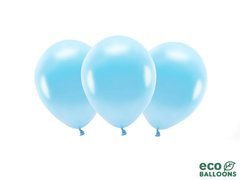 Baloane din latex albastru metalizat EKO - extra mari - 10 buc.