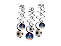 Decorațiuni suspendate „Fotbal” – 6 bucăți.