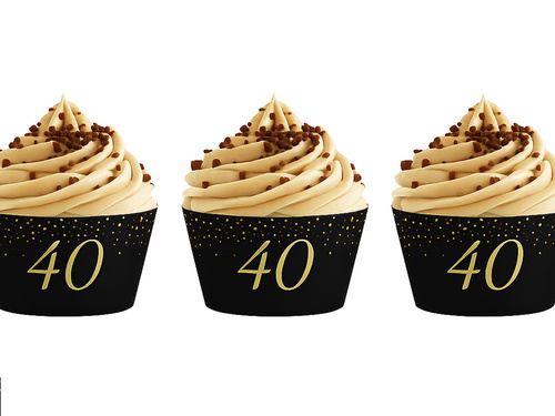 Garnituri spumante pentru cea de-a patruzecea aniversare - 6 buc.