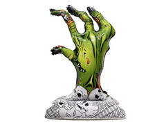 Mână înfricoșătoare în picioare balon din folie - 160 cm - 1 buc.