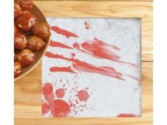 Șervețele de Halloween pătate cu sânge - 33 cm - 12 buc.