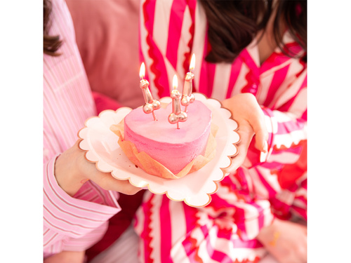 Lumânări pentru selectarea penisului - aur roz - 5 buc.