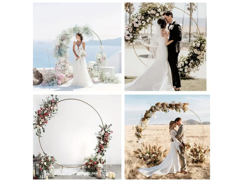 Suport balon rotund auriu - 200 cm - 1 buc.