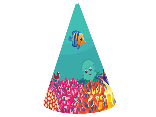 Capace de hârtie Lumea subacvatică - 6 buc.