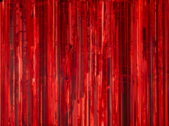 Perdea - perdea ușă roșu metalic - 100 x 200 cm