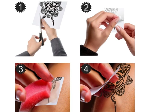 Tatuaje tribale lavabile