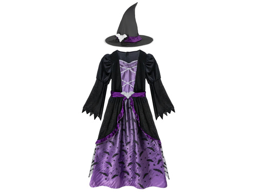 Costum vrăjitoare liliac - 1 buc.
