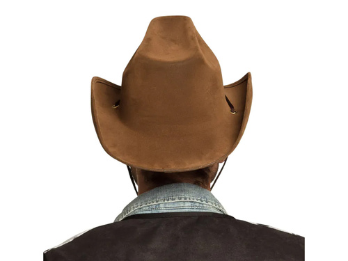 Pălărie de cowboy maro - 1 buc.