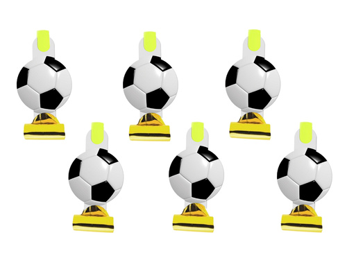 Trumpet Whistles Fotbal neînfășurat - 6 buc