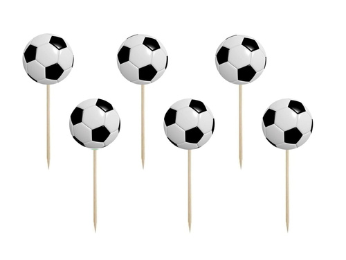 Piesă de fotbal - 7 cm - 6 buc.
