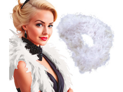 Boa pană - alb - 180 cm