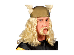 Peruca vikingă cu mustață