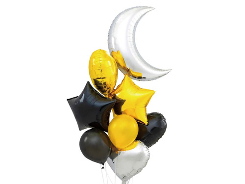 Set de baloane cu lună - 8 buc.