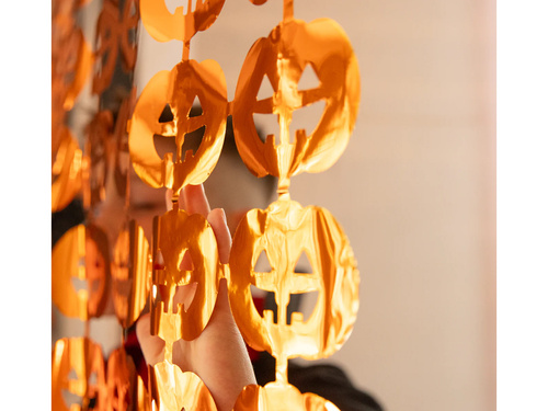 Halloween perdea - perdea ușă dovleci - 100 x 200 cm