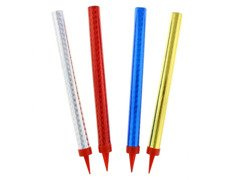 Fântână pentru tort - 4 culori - 18 cm - 4 buc.