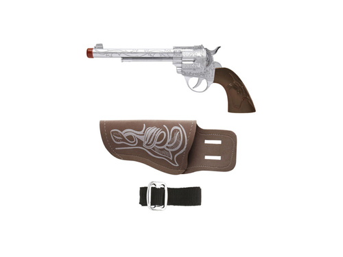 Cowboy pistol cu toc și curea - 28 cm