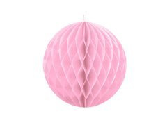 Decor de agățat minge roz deschis - 30 cm - 1 buc.