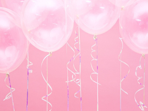 Panglică decorativă pentru baloane - iridescentă - 225 m