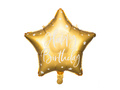 Balon cu steluță aurie - 40 cm - 1 buc.