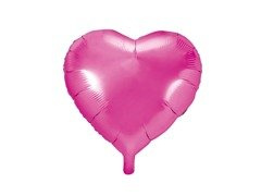 Balon folie Inimă roz închis - 45 cm - 1 buc.