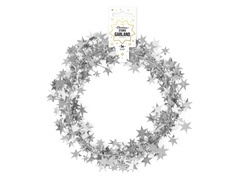 Lanț stea argintiu - 500 cm - 1 buc.