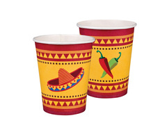 Pahare de hârtie Mexic - 210 ml - 10 buc.