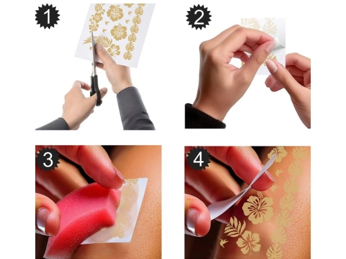 Tatuaje lavabile Flori