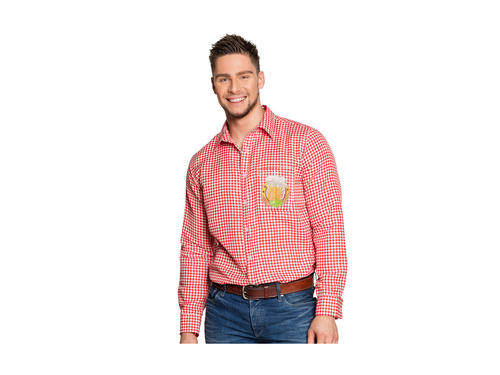 Tricoul Beer Balang roșu și alb