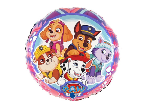 Psi Patrol balon de folie - 35 cm - 1 buc.