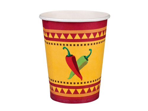 Pahare de hârtie Mexic - 210 ml - 10 buc.