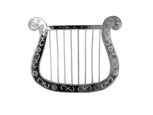 Harpă din argint - 27,5 cm - 1 buc.