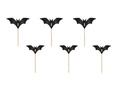 Halloween Bat cupcake picks - 6 buc.